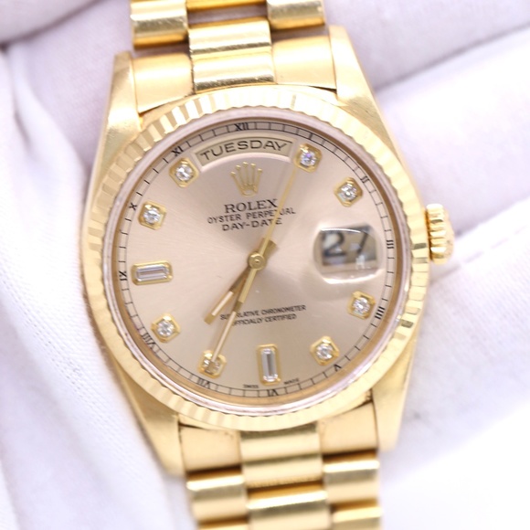 Rolex President Diamond Dial 36mm - Picture 12 of 14